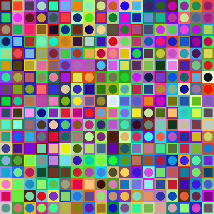 Square Dot Composition #143 static token preview