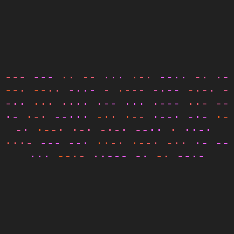 Hash > Morse #4 static token preview