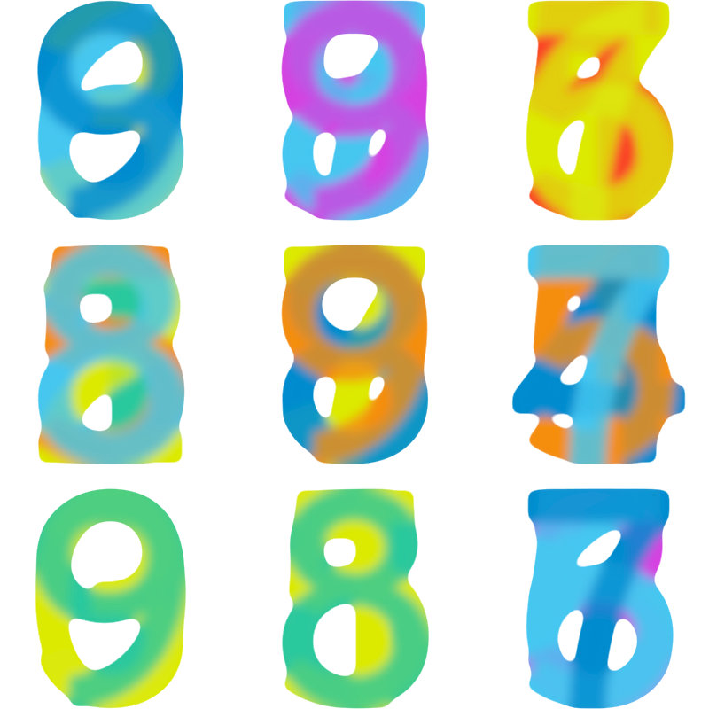 colors as numbers #12 static token preview