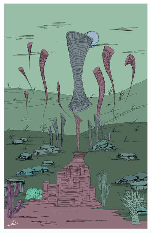 Skyward Garden #zentangle_world #16 static token preview