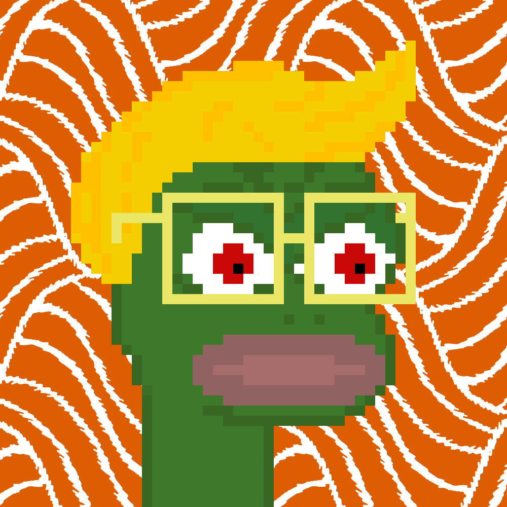 LITTLE PEPE CLUB (fxhash 1.0 batch) #7 static token preview