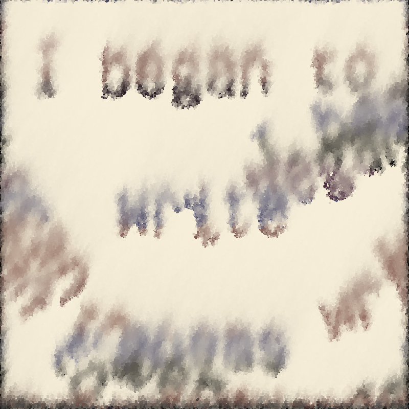 THE WORD AFTER US: An AI poetry unreading #162 static token preview