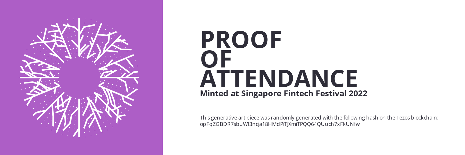 SFF2022 Proof of Attendance Token #731 static token preview