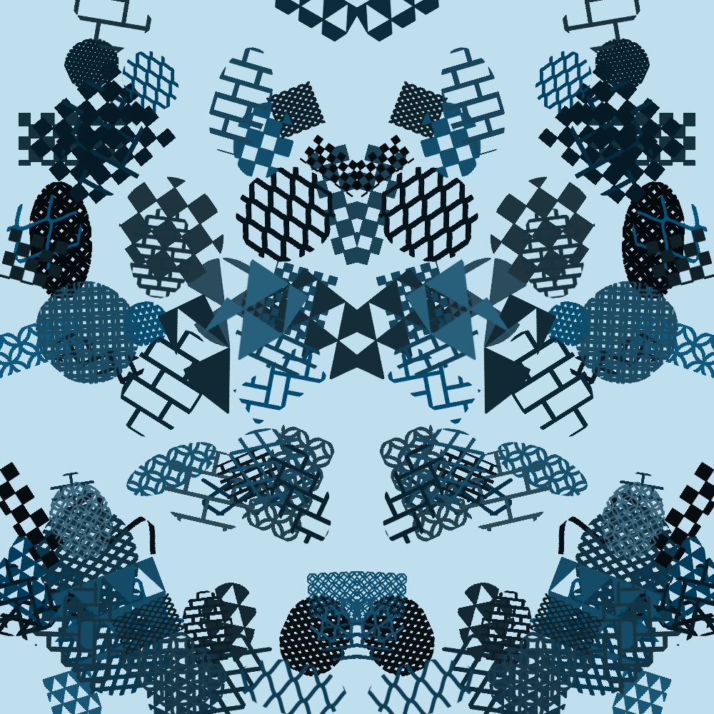 Symmetrical shapes of Japanese pattern #2 static token preview