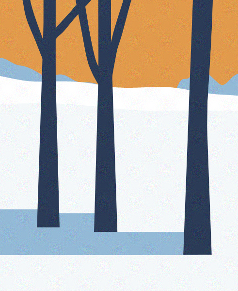 Minimal Snow Landscape #34 static token preview