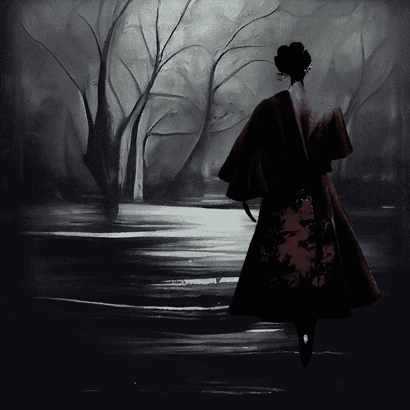 Geisha on the dark #3 static token preview