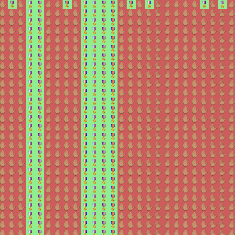 Elementary Cellular Emoji Automata #125 static token preview
