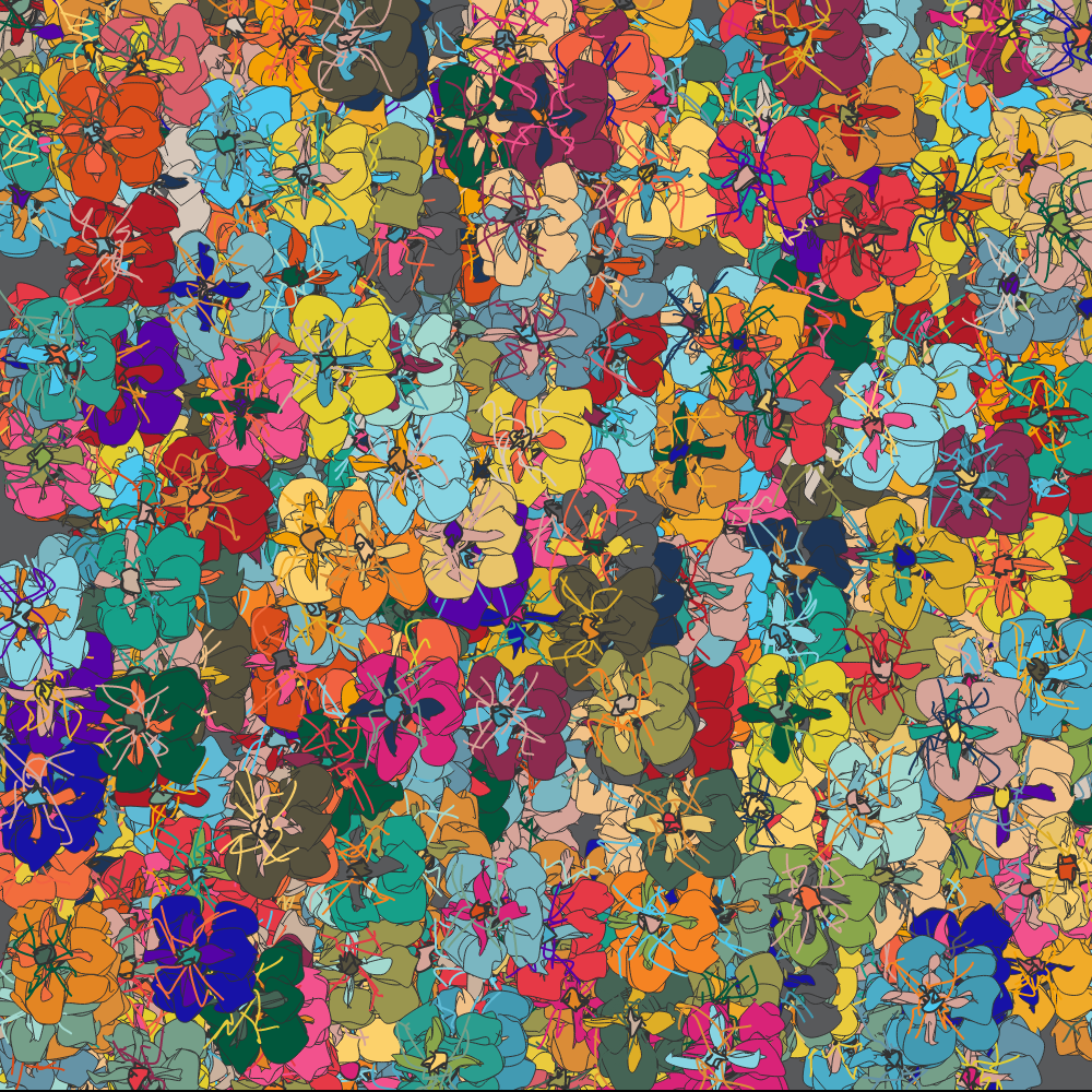 Floral Cacophony #10 static token preview
