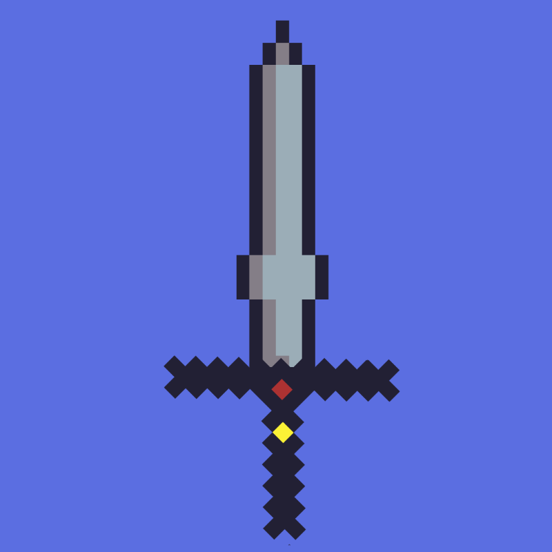 Generative Pixel Swords #9 static token preview