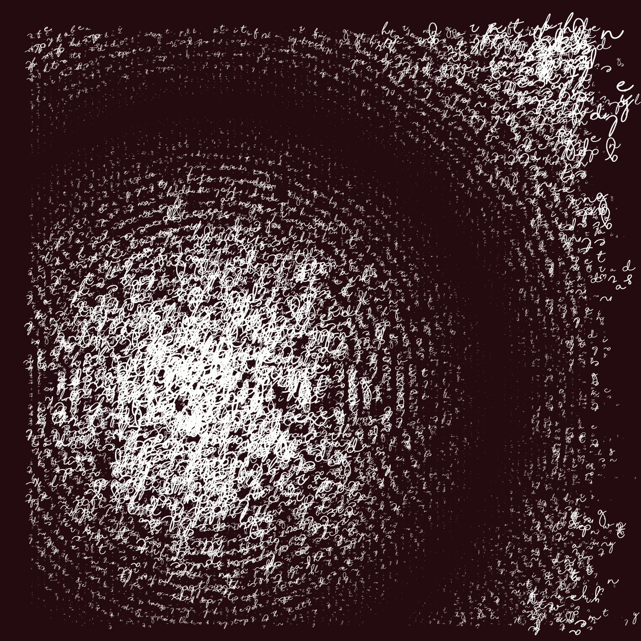 Asemic Writing 1o1 #11 static token preview