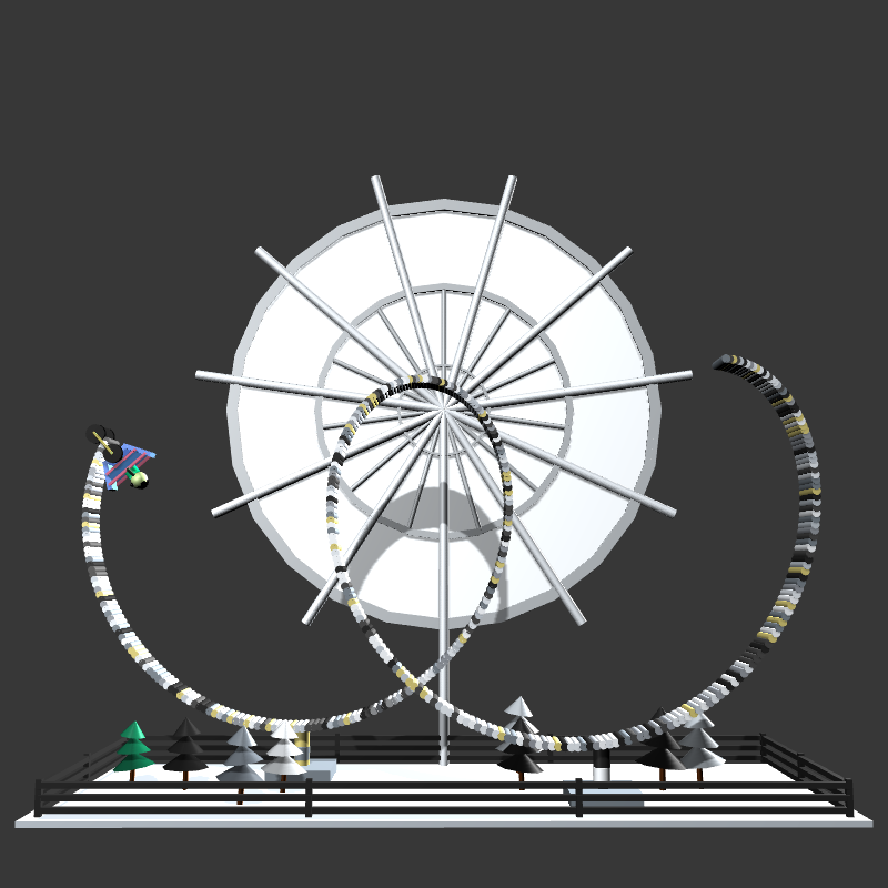 “Uncle Run” Fun Park: Roller Coaster #5 static token preview