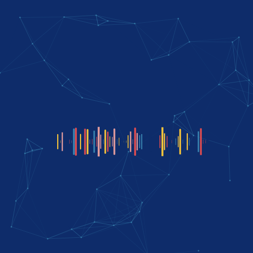 Constellation of particles in Space Sound #1 static token preview