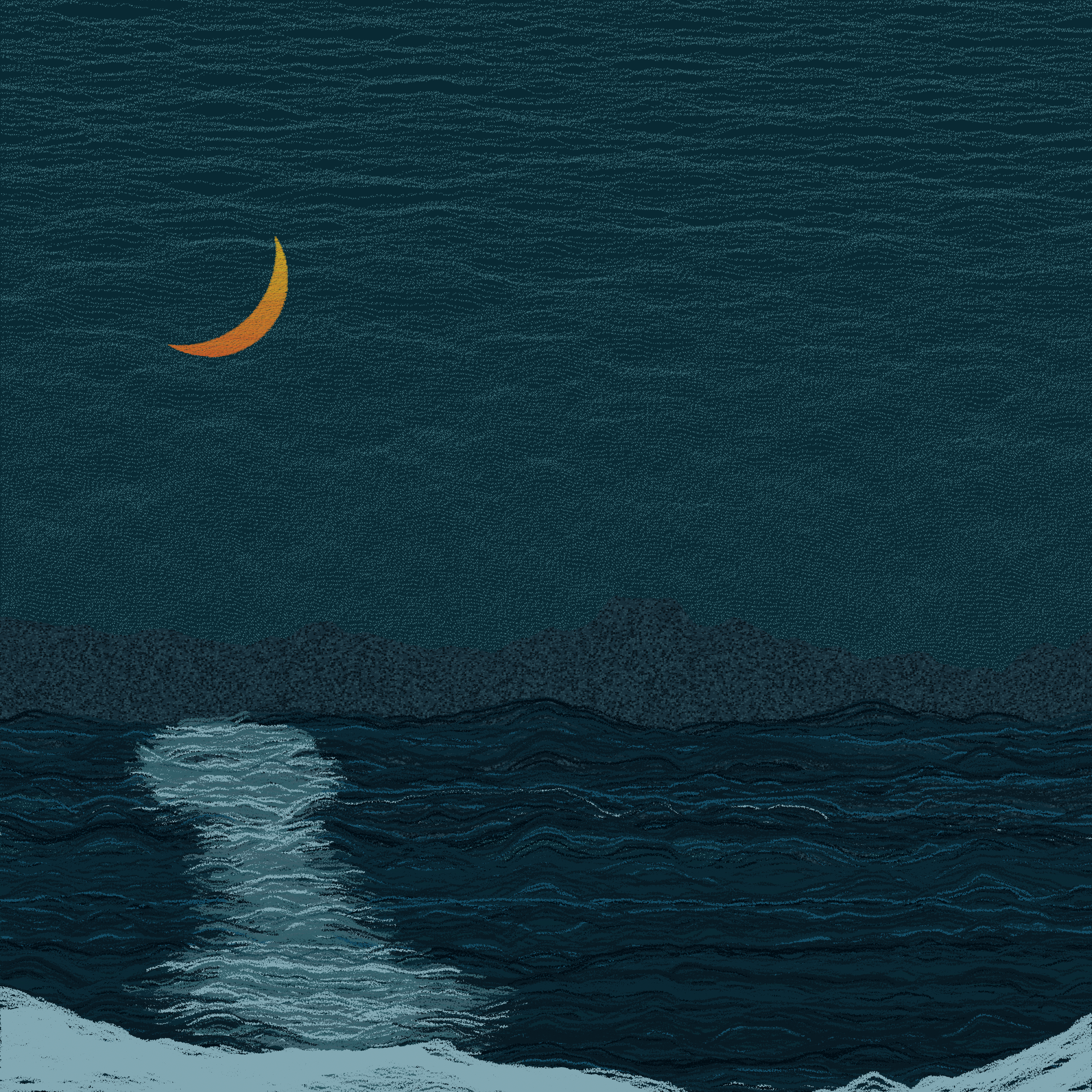Moonlit Sea #265 static token preview