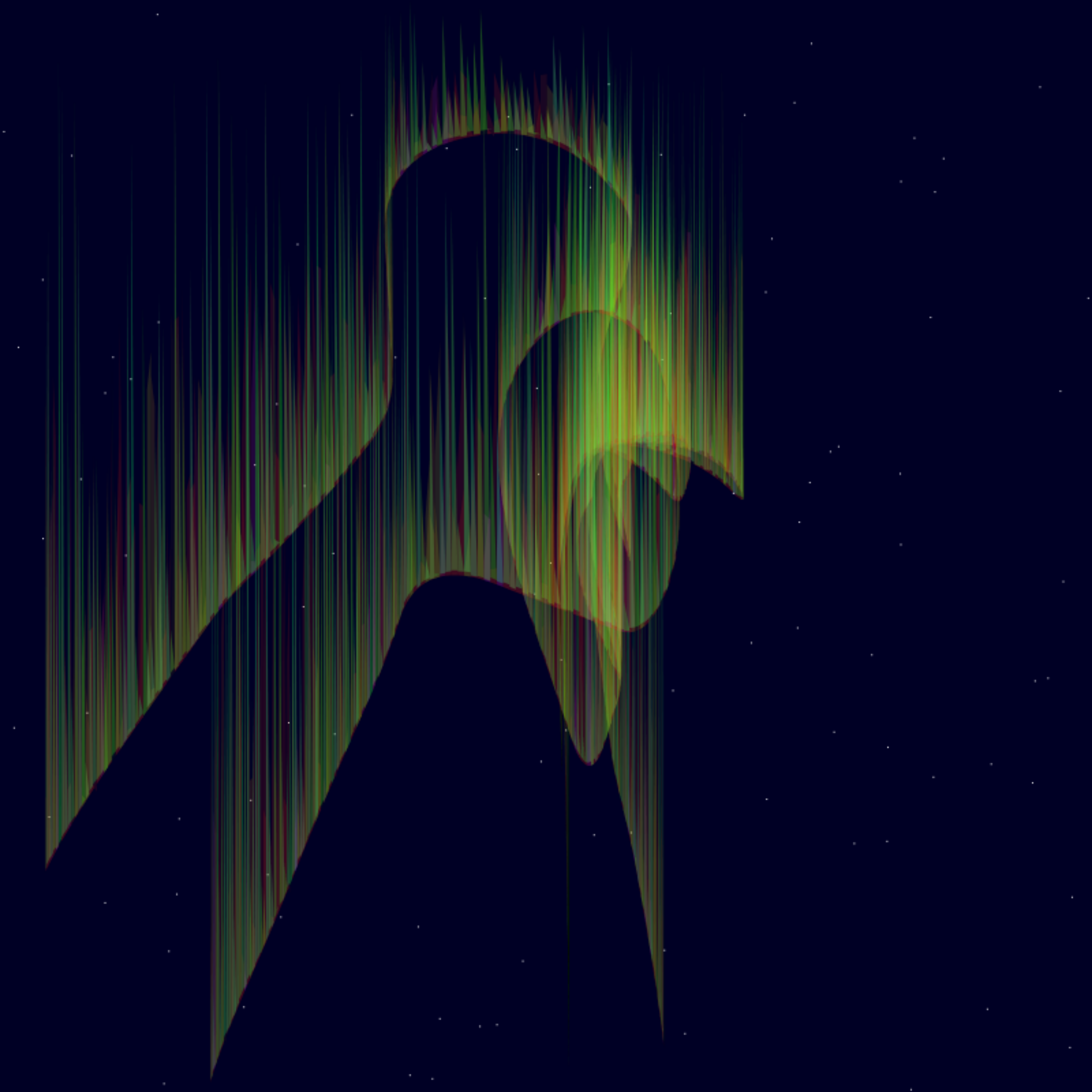 Aurora lights #13 static token preview