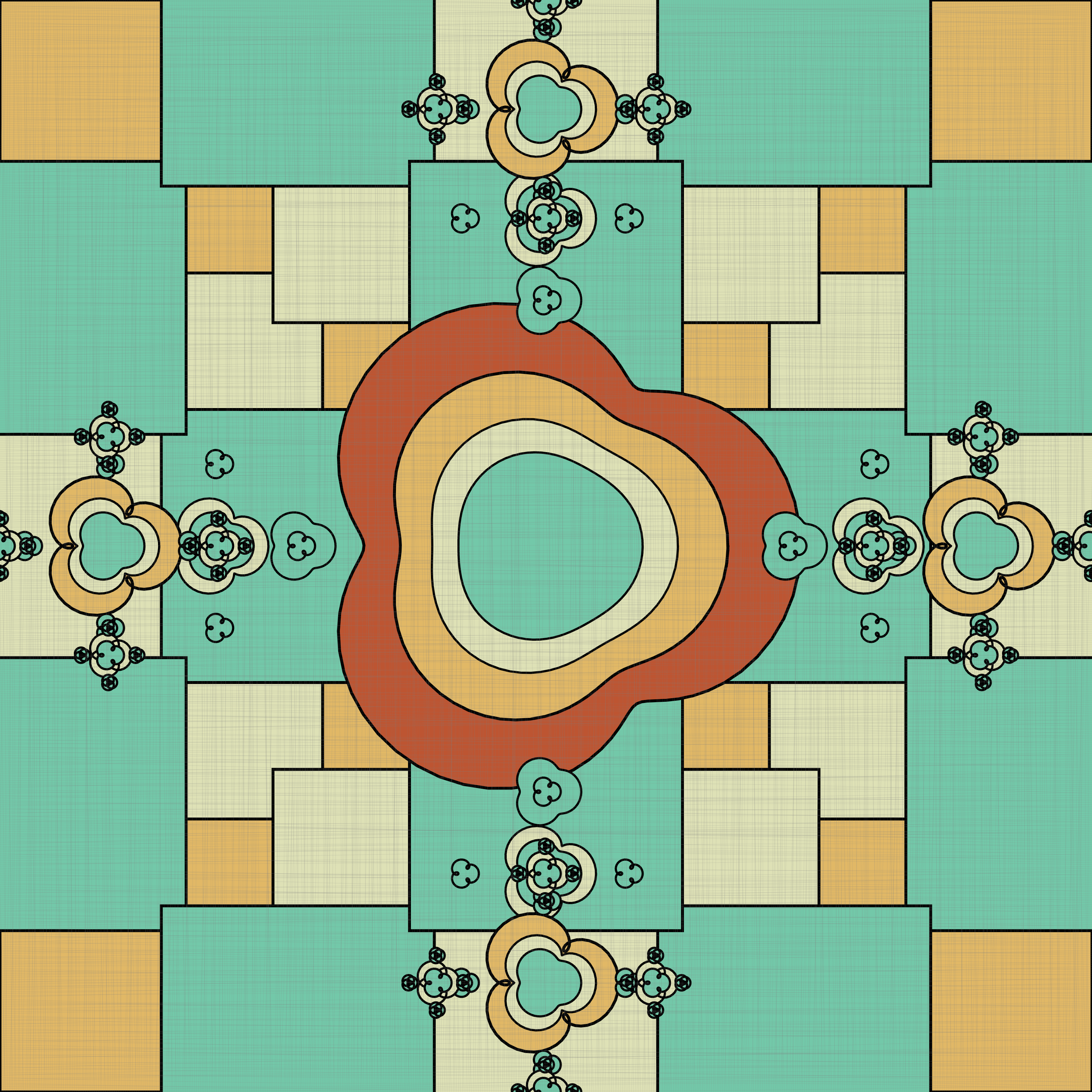 10 patterns 10 palettes #15 static token preview