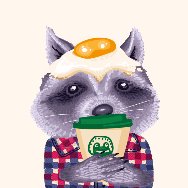 Cool Raccoon Collection #42 static token preview