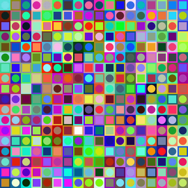 Square Dot Composition #337 static token preview