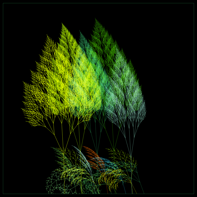 Fractal Forest #3 static token preview