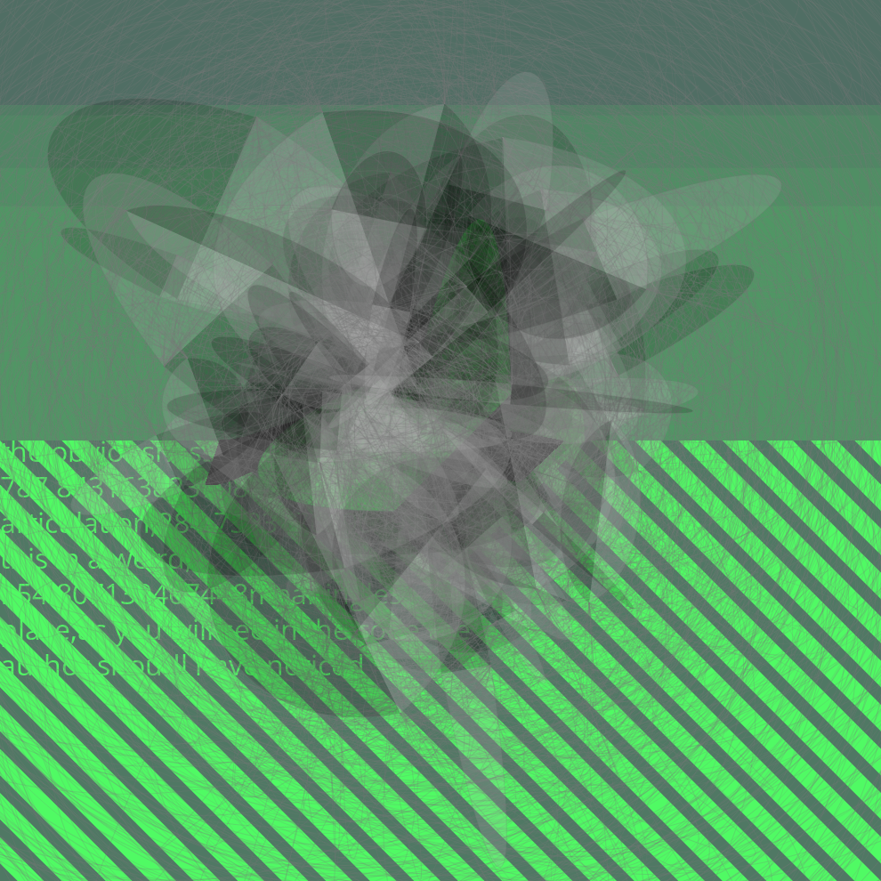 Generative composition: object in space #4 static token preview
