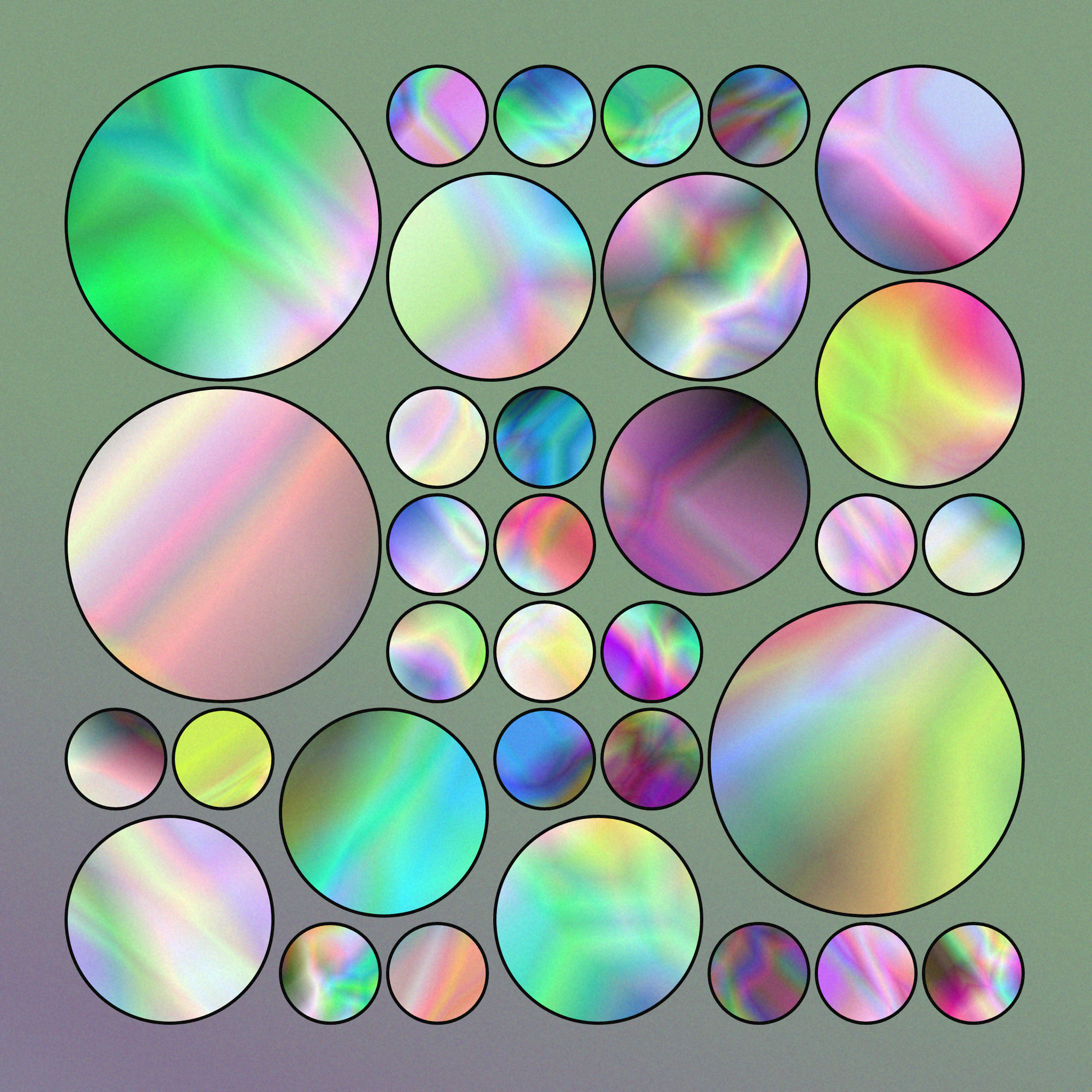 Gasoline Rainbows #19 static token preview