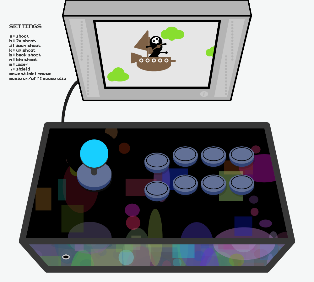 Arcade stick #24 static token preview