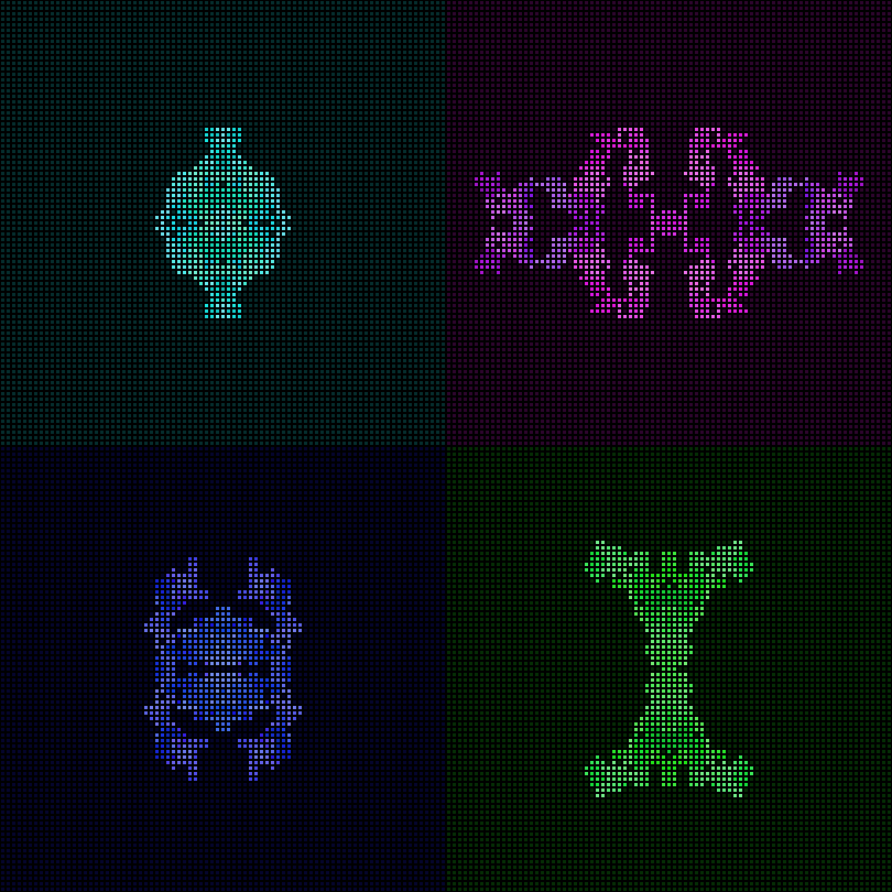 Dither Creatures 2x2 #20 static token preview