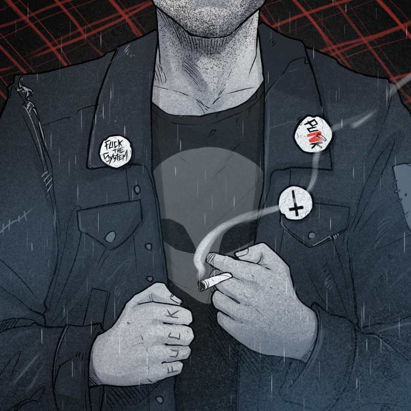 PUNX NOT DEAD #546 static token preview