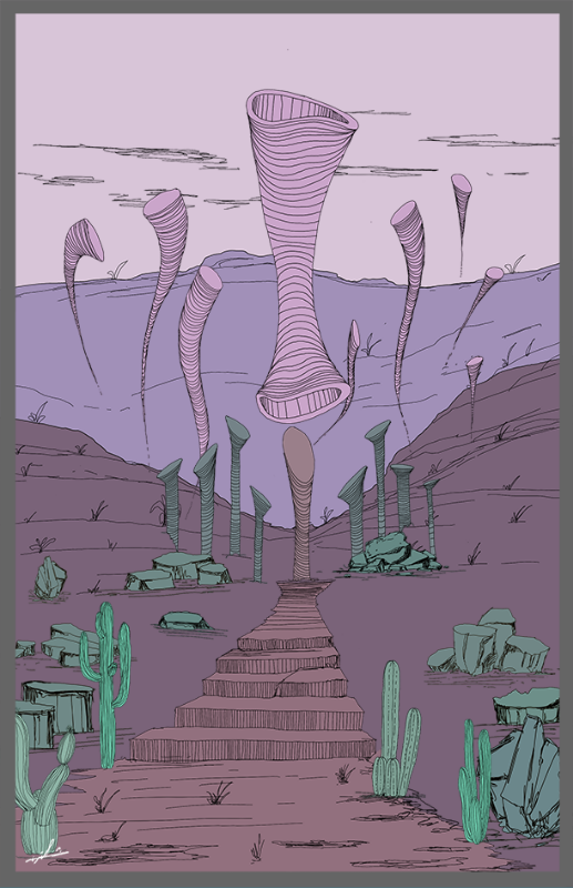 Skyward Garden #zentangle_world #5 static token preview