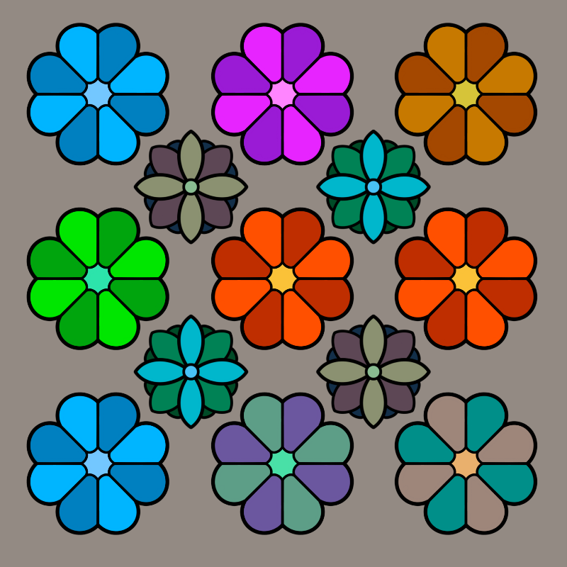 Just Flowers and Colors... #3 static token preview