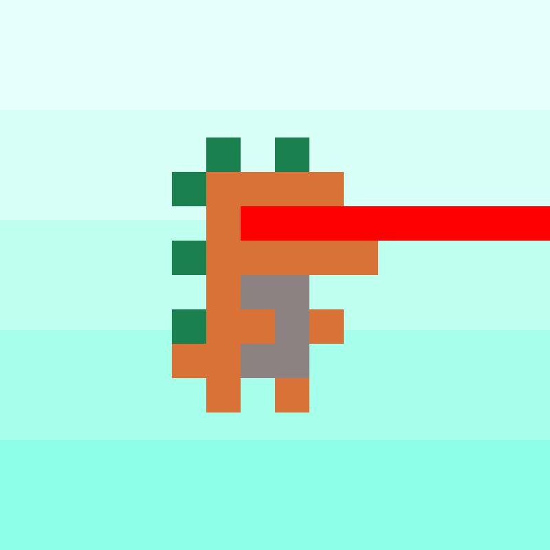 Coded Tiny Dinos #257 static token preview