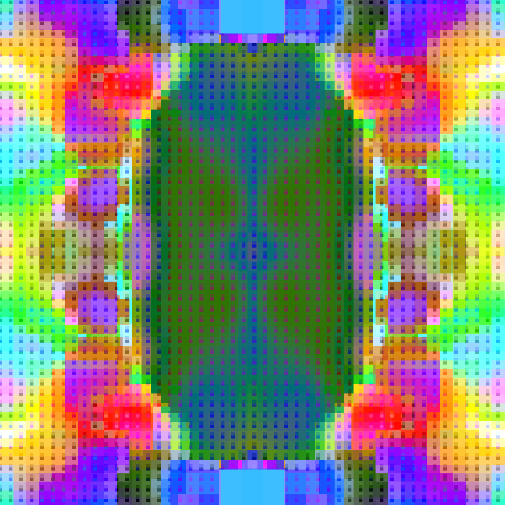 Magical Pixelated Kaleidoscope #7 static token preview