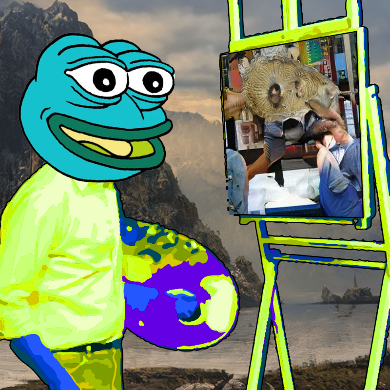 Pepe Ross goes AI #21 static token preview