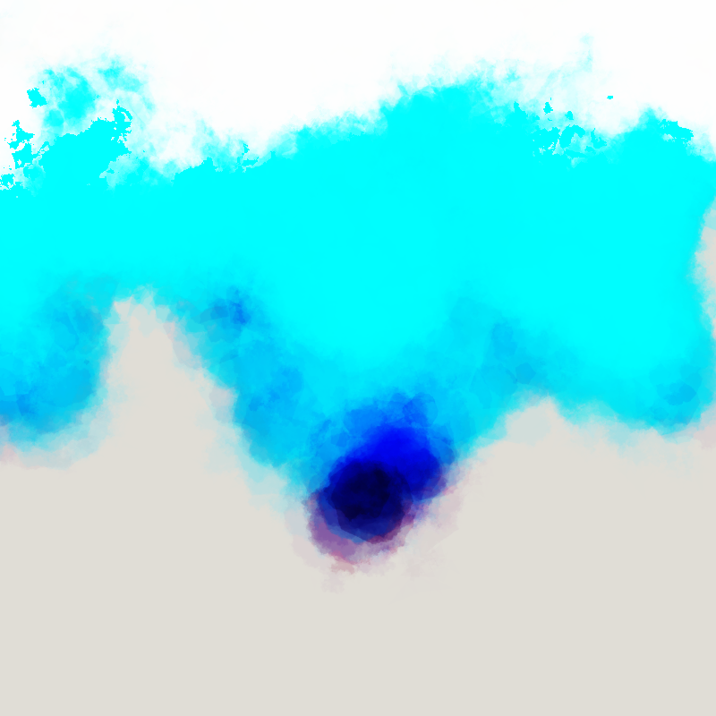 Watercolor Clouds #8 static token preview