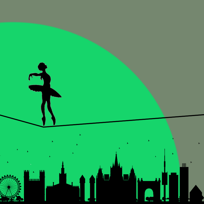 Dancing over the city #7 static token preview