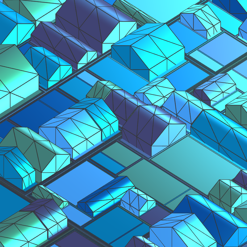 Geometric city #9 static token preview