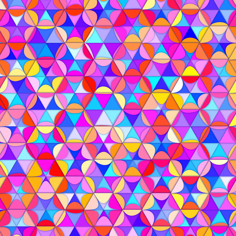 Kaleidoscope Flowers #5 static token preview