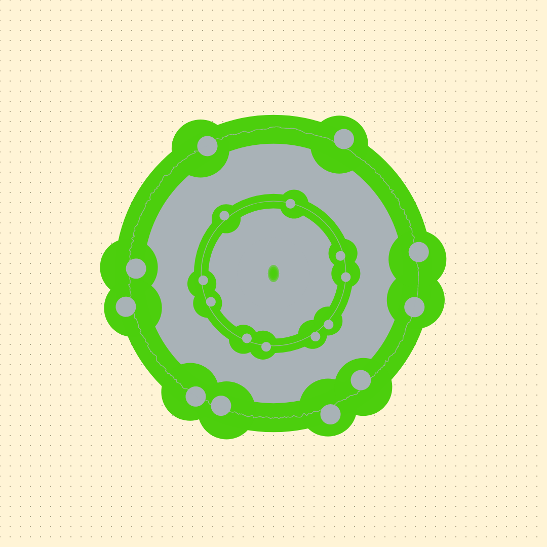 Circles on a dotted Grid #5 static token preview