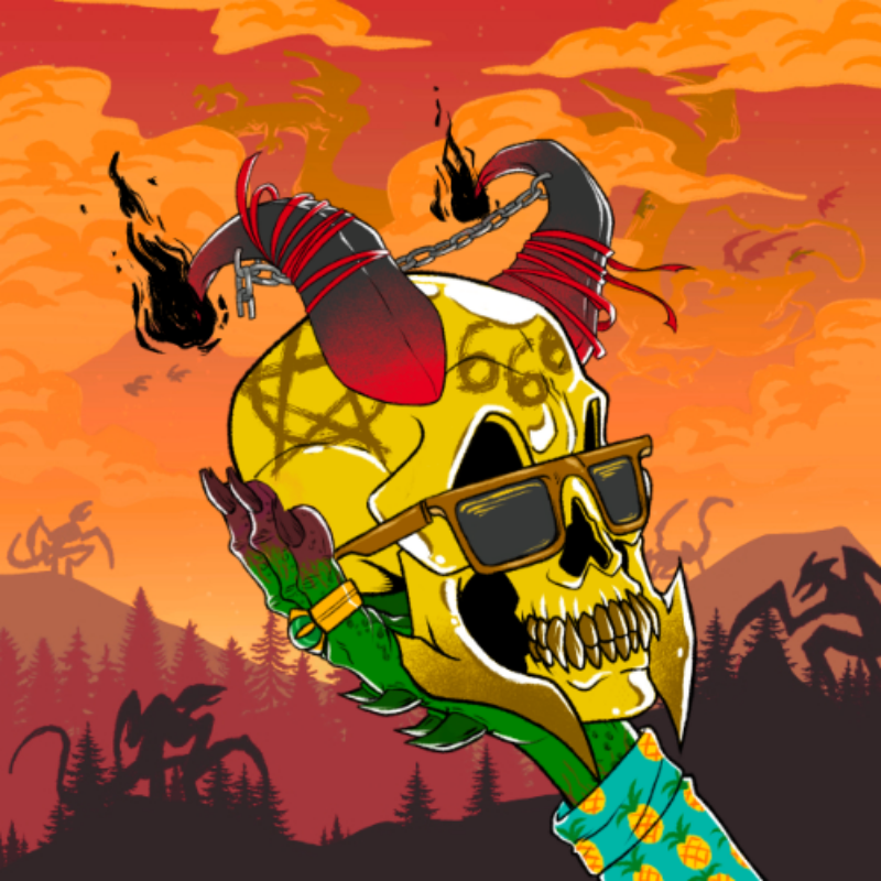 TezSkulliez #16 static token preview
