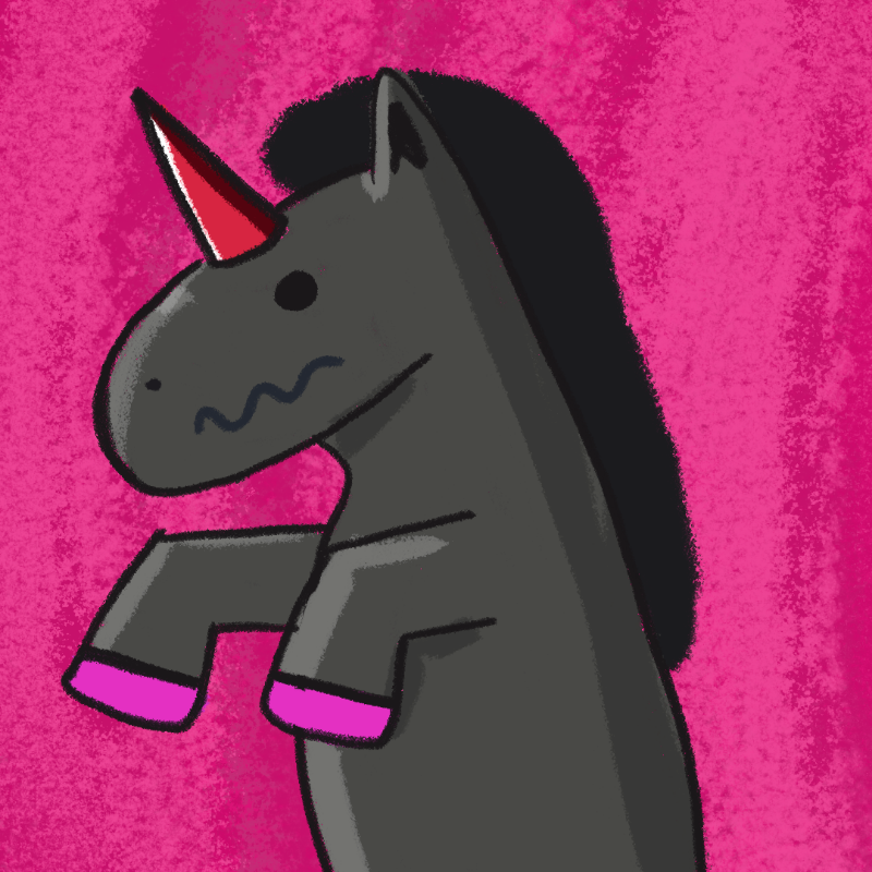 Peculiar unicornos #155 static token preview
