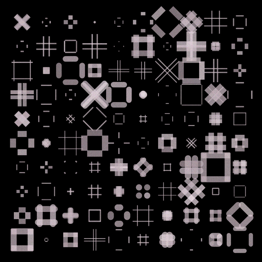 Hash Grid #9 static token preview