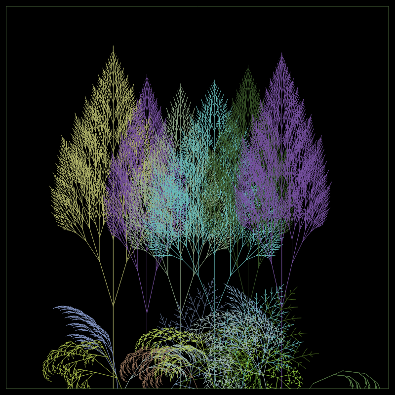 Fractal Forest #16 static token preview