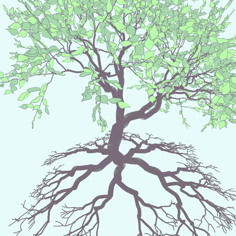 Multi angle control 3D fractal tree #2 static token preview