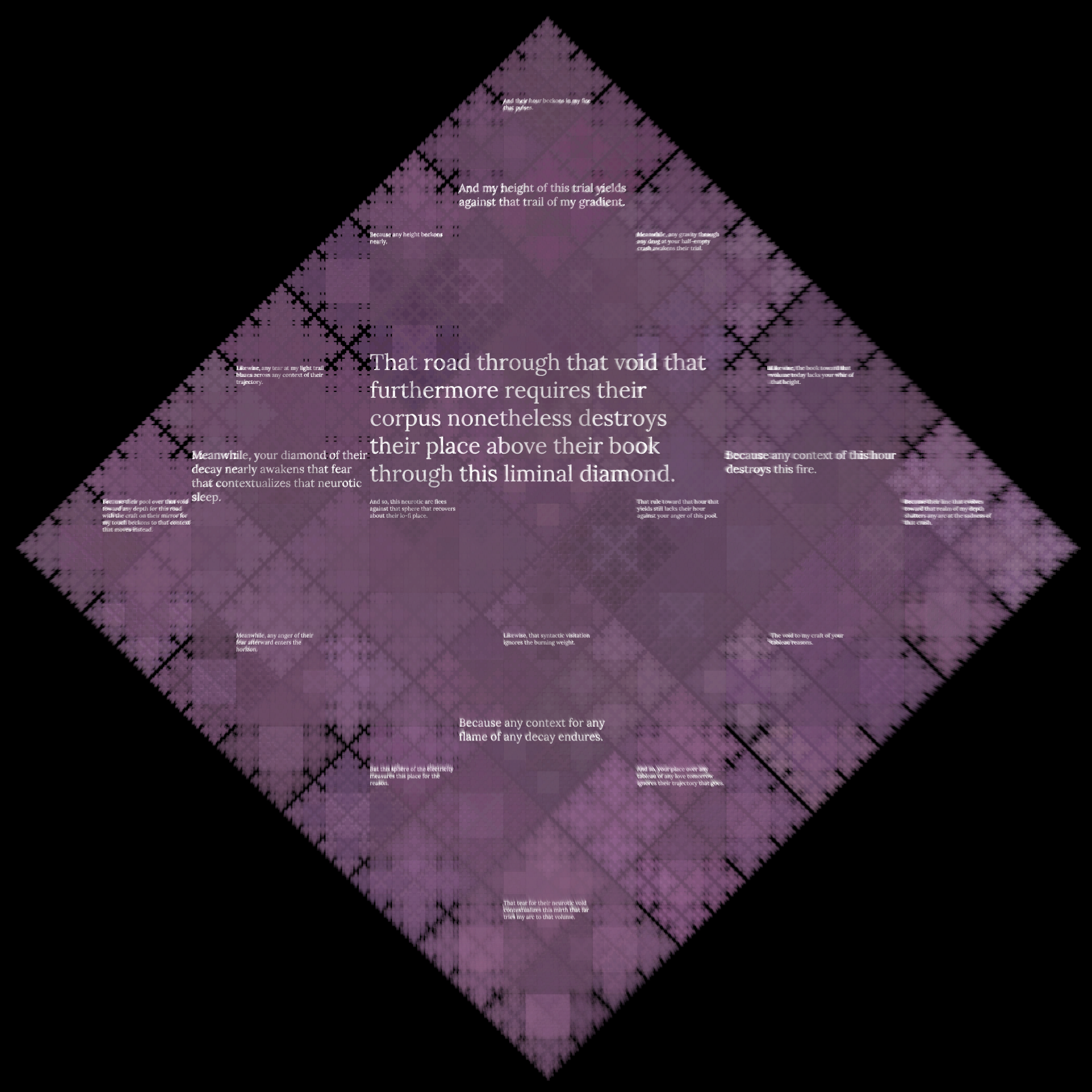 Diamond Fractal Fire #1 static token preview