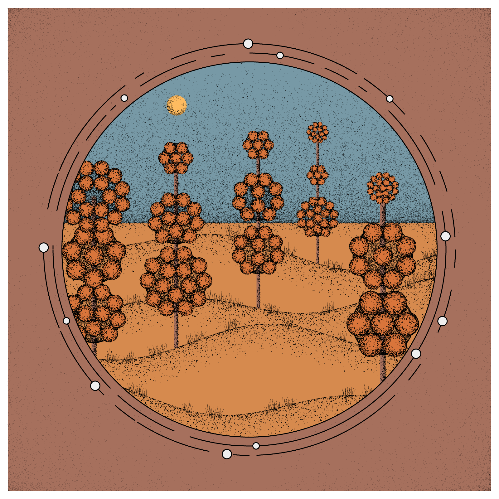 EXPLORING SPACE FLOWERS #23 static token preview
