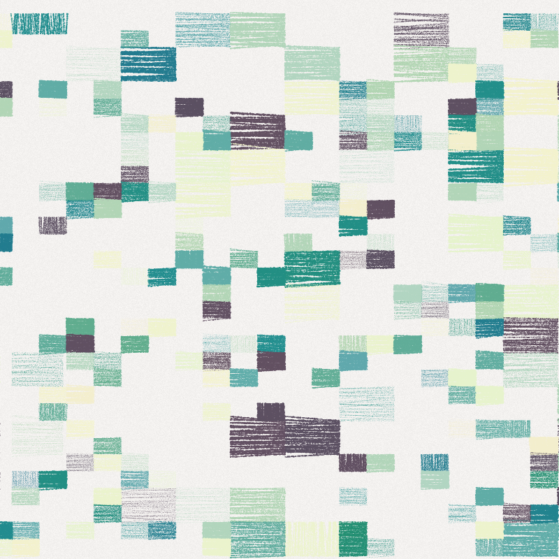 Composition #3 Patchwork Quilt #3 static token preview