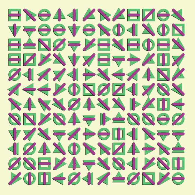 Geometric abstraction #10 static token preview