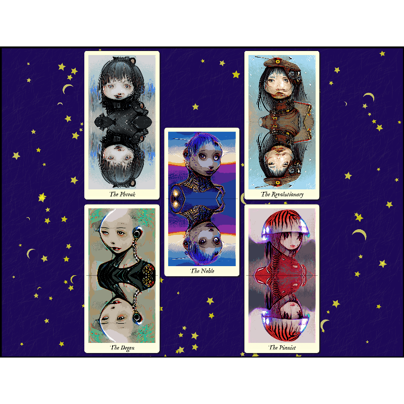 Reflexions - the fxhash tarot #20 static token preview