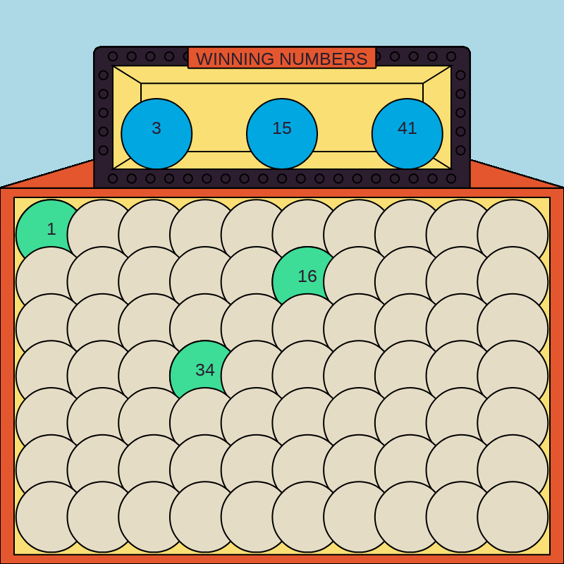 NFT Millions Lotto 03 #9 static token preview