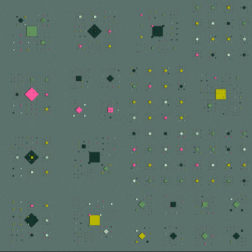 Square pattern v2 #18 static token preview
