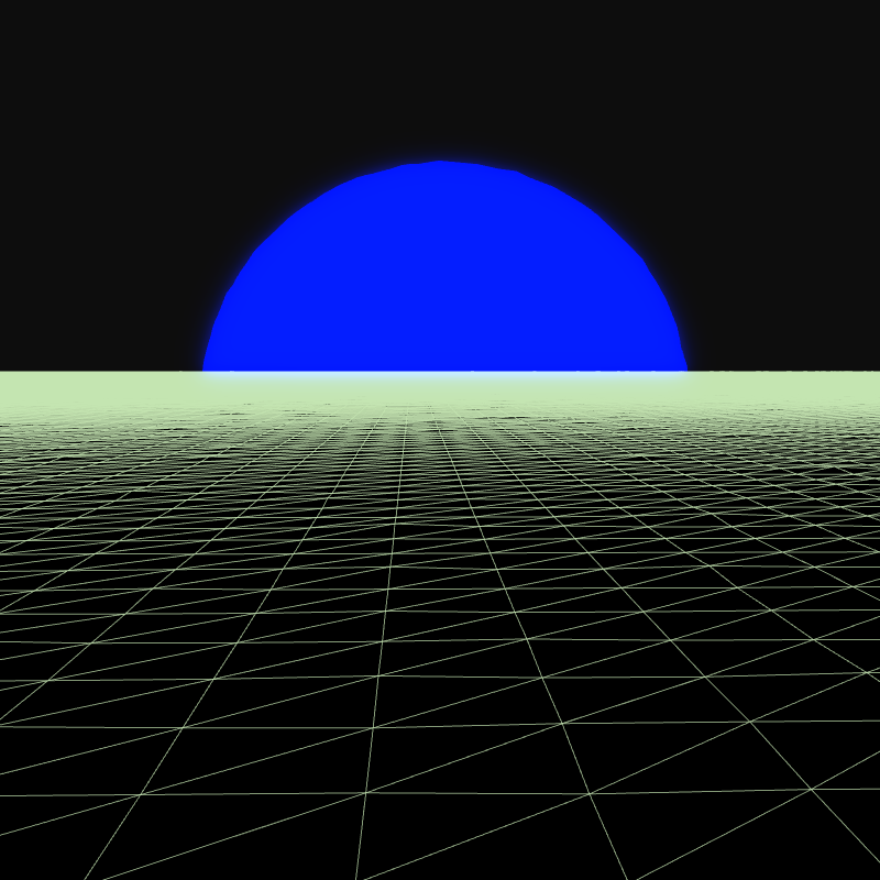 Generative Retrowave Field #2 static token preview